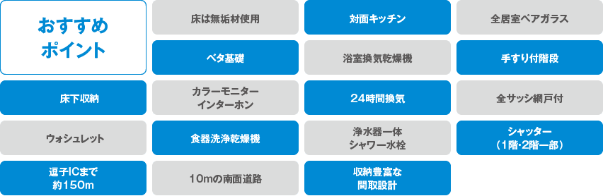 充実の設備＆仕様